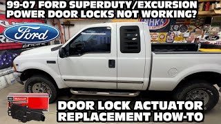 1999-2007 Ford Superduty/Excursion Power Door Lock Actuator Replacement How-To