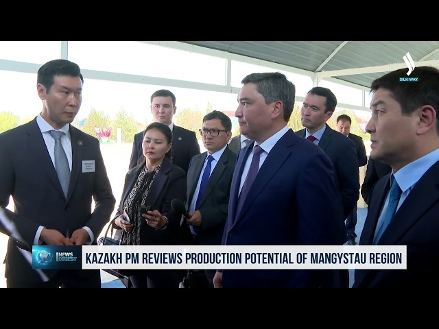 Kazakh PM reviews production potential of Mangystau region