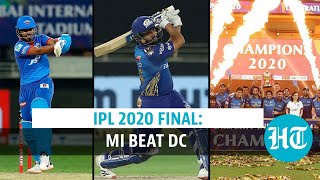 IPL 2020: All-round Mumbai Indians beat Delhi to win fifth IPL title