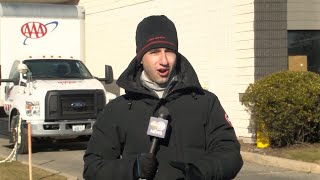 ABC6 AAA battery technician ride along