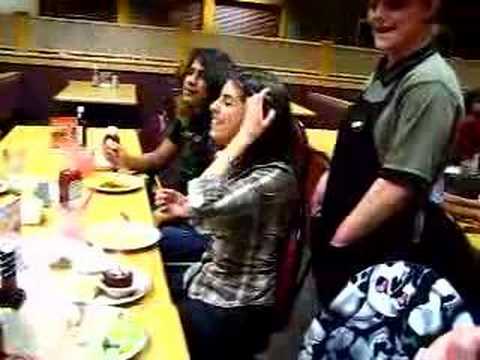 singing happy birthday to ibeth