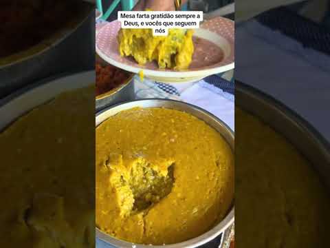 A plentiful table and gratitude