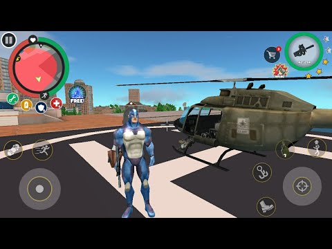 Flying Helicopter in Rope Hero Vice Town Game || How to get helicopter in this game