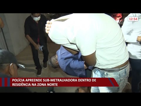 PoliÌcia apreende sub metralhadora dentro de resideÌ‚ncia na zona norte 12 10 2021