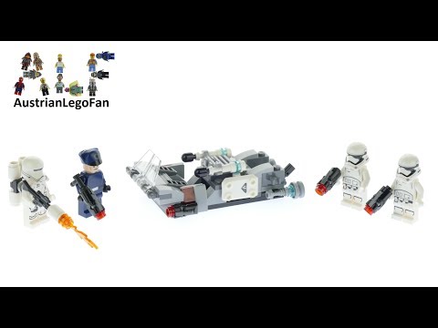 Vidéo LEGO Star Wars 75166 : Pack de combat le Speeder de transport du Premier Ordre