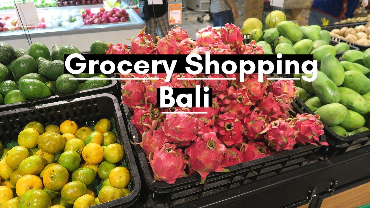 BALI GROCERY SHOPPING | PRICES INCLUDED