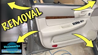 How to remove replace door panel on Impala 2000 2001 2002 2003 2004 2005