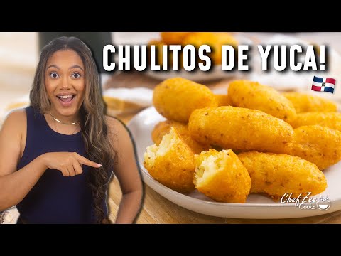 Chulitos de Yuca Dominicano | Arepitas de Yuca con Queso | Fried Yuca Recipes |Chef Zee Cooks