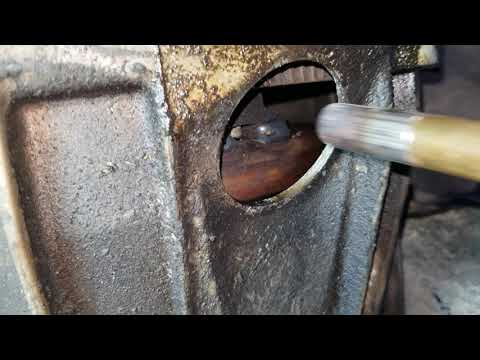 Removing torque converter bolts LS 4L60E 5.3
