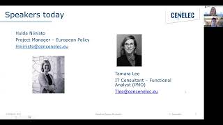 Webinar for Annex III Organizations - Digitalized Opinion Mechanism (CENELEC)