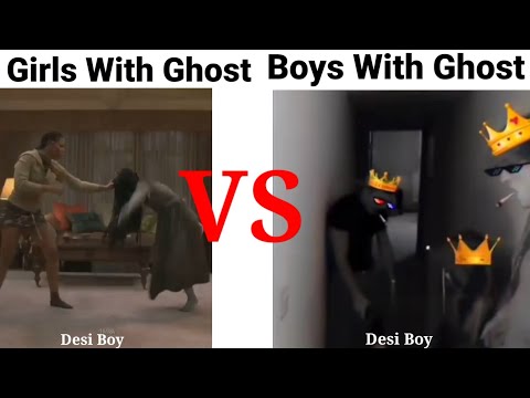 Girls With Ghost ???? VS Boys With Ghost ???? //Girls VS Boys #memes