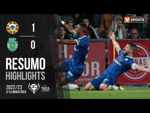 Highlights | Resumo: Varzim SC 1-0 Sporting (Taça de Portugal 22/23)