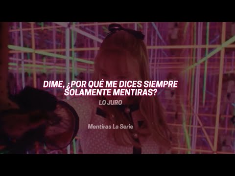 El Me Mintió / Mentiras / Mentiras - Belinda, Diana Bovio (Lyric Video)