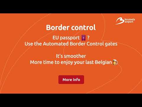 Aeroporto de Bruxelas - Controle de Fronteiras (ENG)