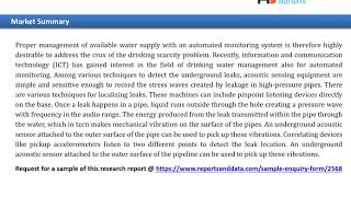 Water Pipeline Leak Detection System Market Overview To 2027