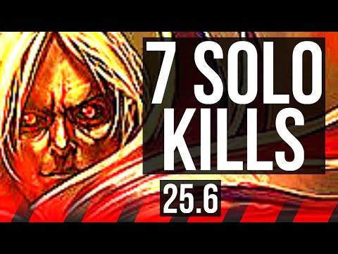 VLADIMIR vs SION (TOP) | 11/1/6, 7 solo kills, 56k DMG, Dominating | EUW Diamond | 25.6
