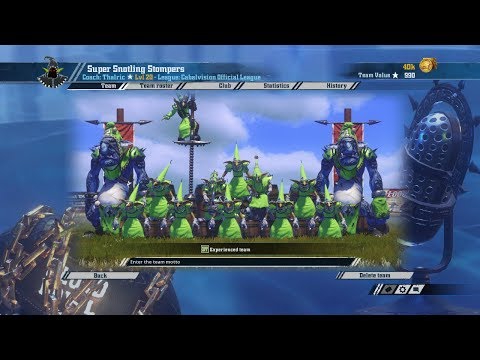 Blood Bowl 2 Preparation #13 - Team Creation - Super Snotling Stompers [Goblins]