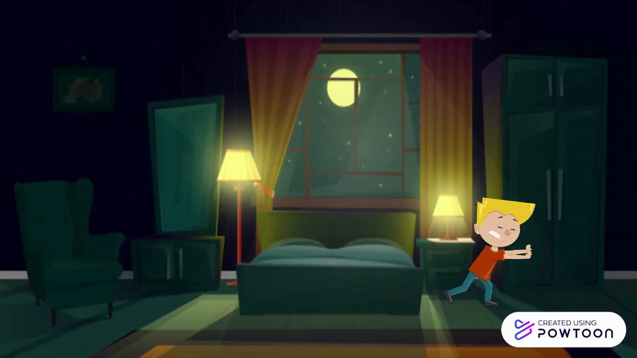 Una noche de espanto-Cuento de misterio para niños