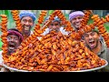 GRILLED CHICKEN WINGS Juicy BBQ Chicken Wings Grilled In Village Smoky Charcoal Chicken Recipe