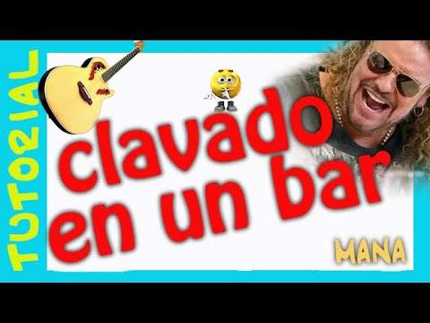 Clavado en un Bar - Mana - Cover - Como tocar en guitarra acordes video thumbnail