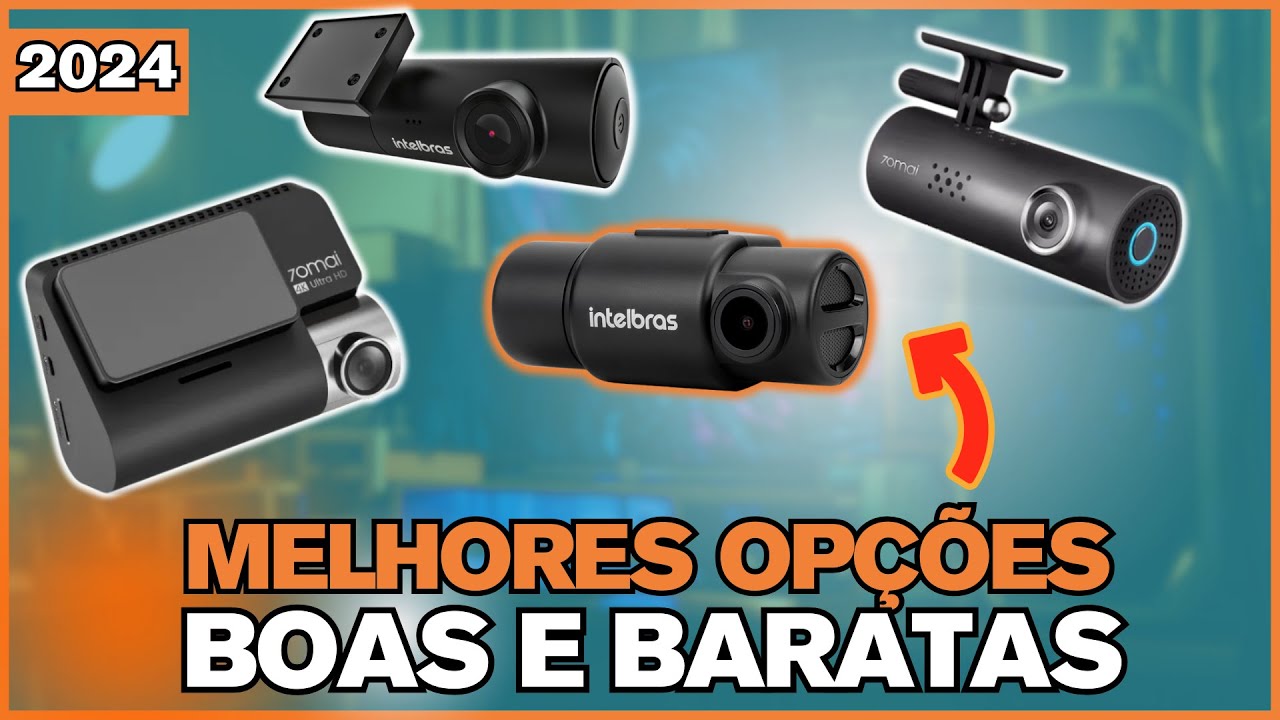 MELHORES CÂMERAS VEICULARES para COMPRAR em 2024! Modelos mais vendidos - DashCams