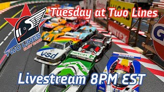 Tuesday at Two Lines Slot Cars with Team Grizzly from Michigan 24! Brushless slot car breakdown!