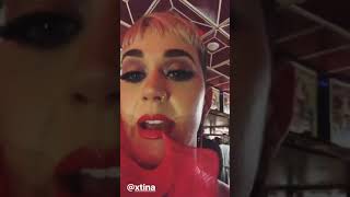 Katy Perry calling an ICON Christina Aguilera