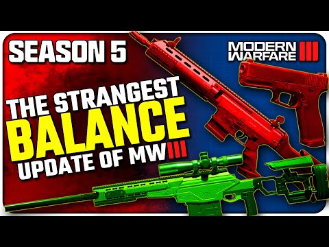 Some Very Confusing Weapon Balancing... (MWIII Season 5 Patch Details)