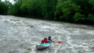preview picture of video 'Big Pine Creek Indiana   9 feet June 23, 2010.MOV'