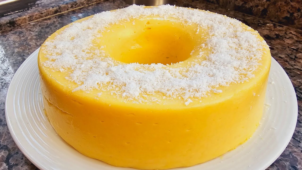 BOLO PAMONHA- SEM FORNO SEM OVOS FÁCIL e RÁPIDO