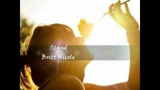 Stand - Britt Nicole 2012 - Legendado