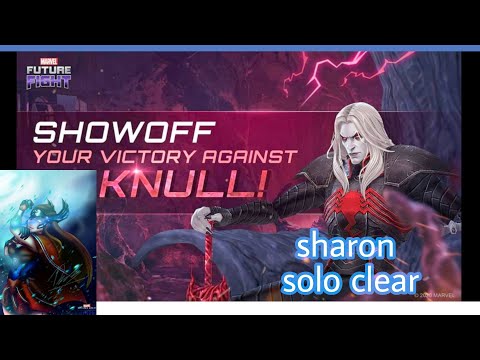How to clear knull solo with sharon// Marvel future fight //for beginners //gameplay