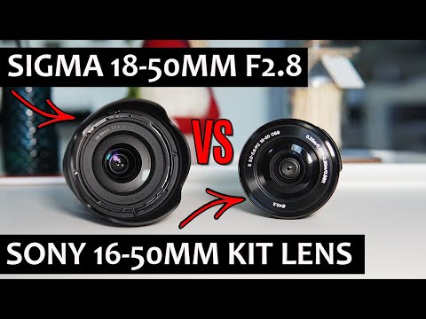 Sigma 18-50mm f2.8  Vs Sony 16-50mm F3.5-5.6 KIT LENS | The Battle of the Compact ZOOMS!
