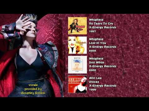 Annerley Gordon - No Tears To Cry / Lost In You / Doo Whop / Voices [Singing as Whigfield & Ann Lee]