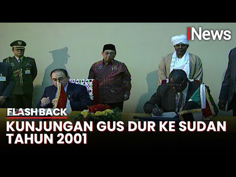 Kedatangan Gus Dur Disambut Umar al-Basyir, Mengadakan Pertemuan Bilateral di Sudan 2001