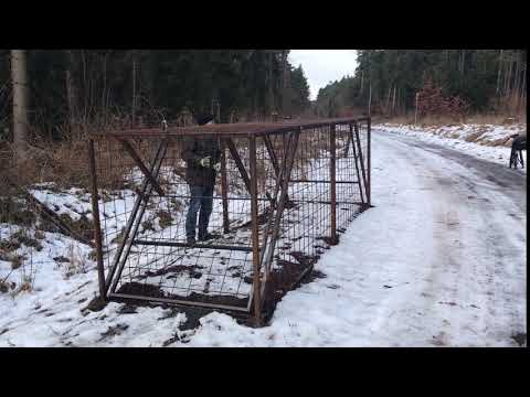 Wolfsfalle auf dem Truppenübungsplatz Ohrdruf