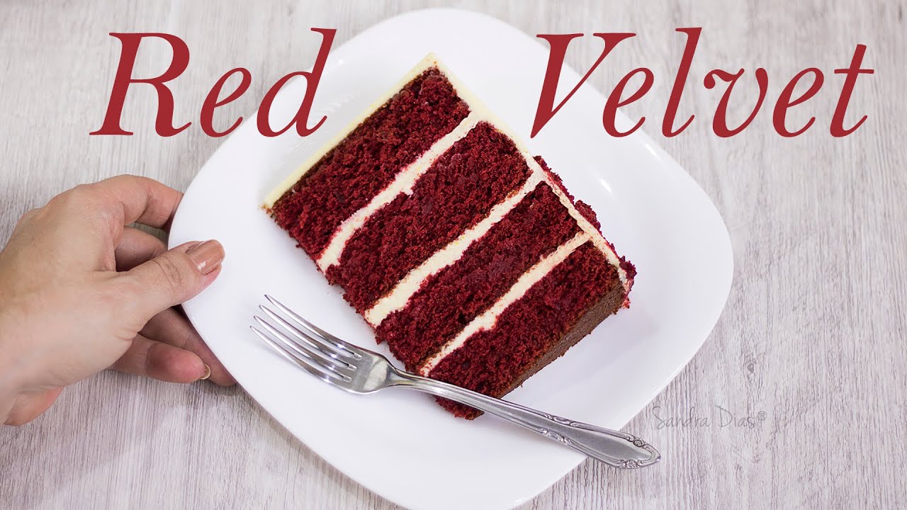 The Authentic Red Velvet Cake | Sandra Dias Recipe | Cake Decorating Techniques