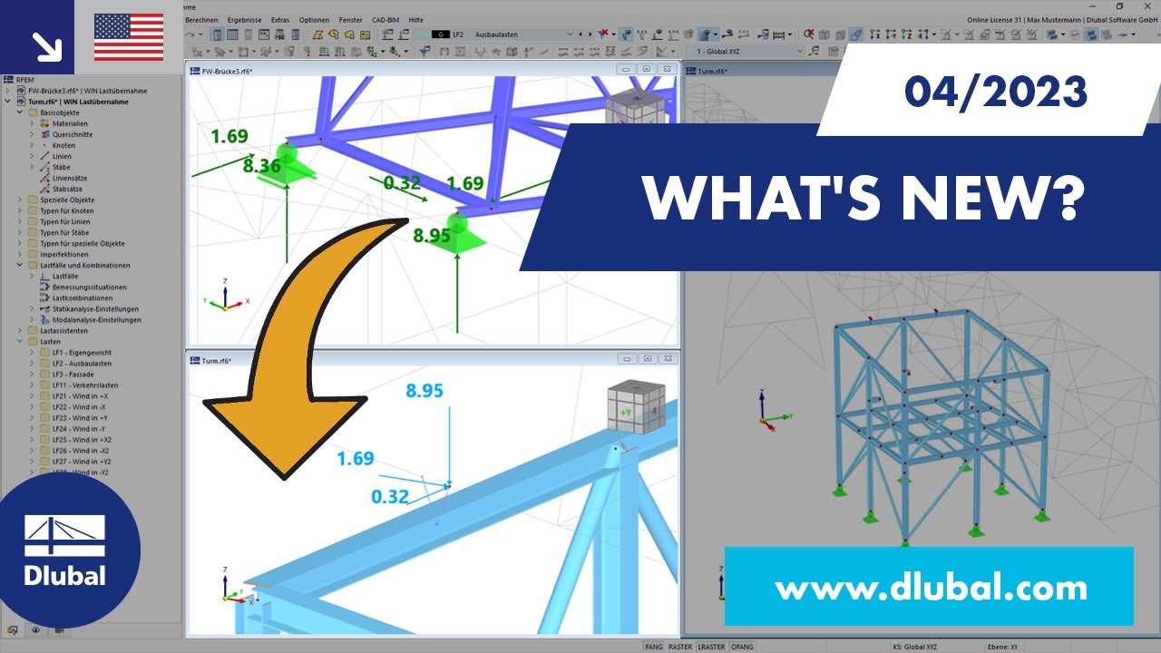 WIN | 04/2023 - What's New in RFEM 6 and RSTAB 9?