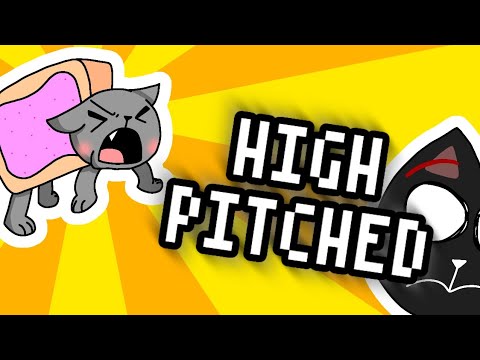 NYAN CAT SCREAMS HIGH PITCHED - NYAN CAT fan animation (audio from TAWOG)
