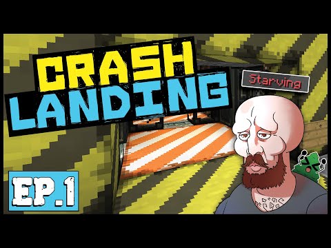 Can we survive a DUST ONLY start in Minecraft? | Minecraft: Crash Landing ft. @Deadpine #1