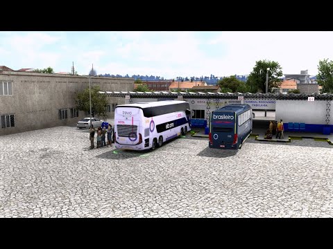 ◾Euro Truck Simulator 2 - 1.56 - ONIBUS Viagem. Pedro Canario ES - Itabela BA. MAPA ORB