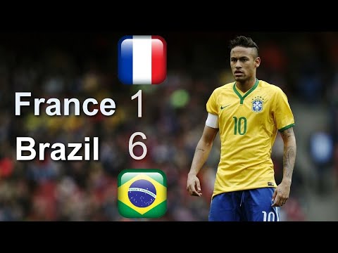 Neymar Is Magical! France vs Brazil (1-6) Full Review