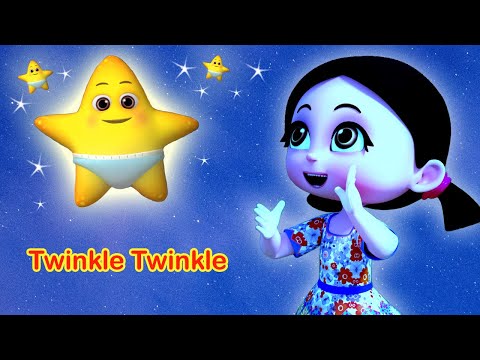 Twinkle Twinkle Little Star Poem I English Poem I Lullaby For Babies To Go To Sleep I Happy Bachpan
