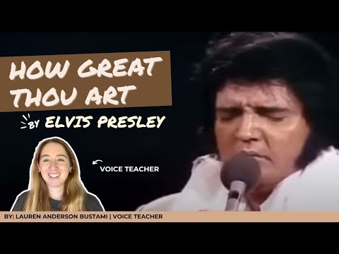 Voice Teacher Reacts: Elvis Presley's "How Great Thou Art" - The King's Vocal Masterpiece 👑🎙️