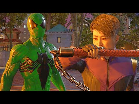 Midnight Sun Symbiote Suit Vs. Wraith Boss Fight In Marvel's Spider-Man 2
