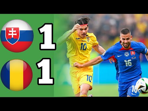 SLOVAKIA VS ROMANIA ( 1 1 ) | EXTENDS HIGHLIGHTS | ALL GOALS