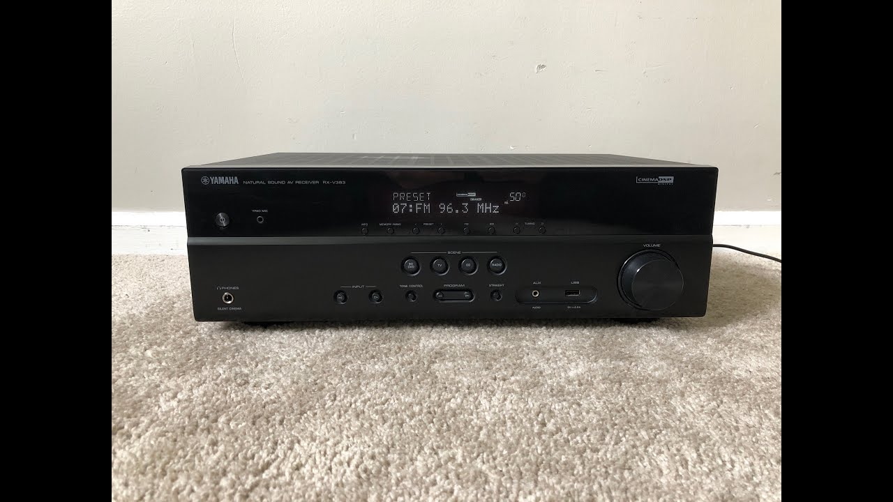 video Amply xem phim Yamaha RX-V383 chính hãng 0