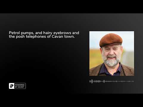 Petrol pumps, and hairy eyebrows and the posh telephones of Cavan town.