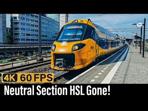 Train Cab Ride NL / HSL Neutral Section Gone! / Breda - Rotterdam - Amsterdam / ICNG / June 2025