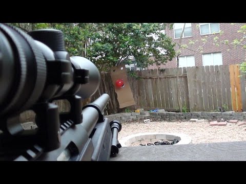 Airsoft sniper accuracy test